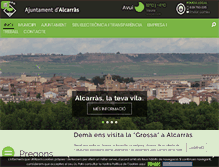 Tablet Screenshot of alcarras.cat